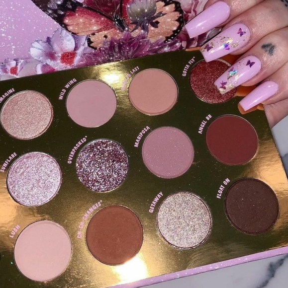 Colourpop Flutterfly 12 Pan Eyeshadow Palette (Cool Tones) - Picture 6 of 7